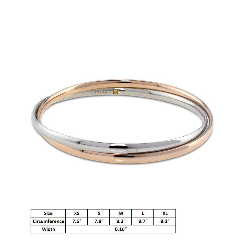 Duo Bangle (SS) - view 2