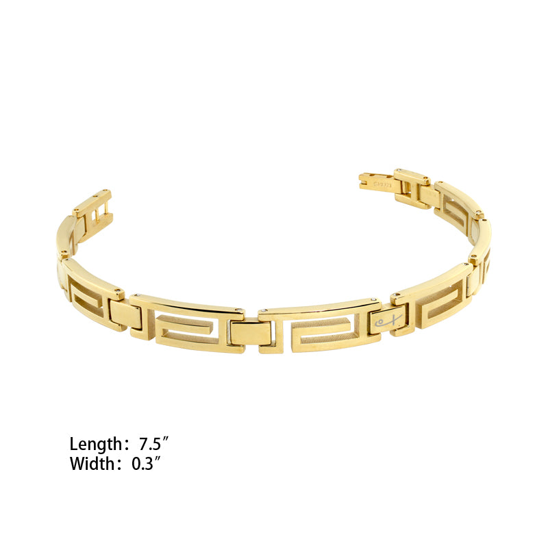 Gold Maze Bracelet (SS) - view 2
