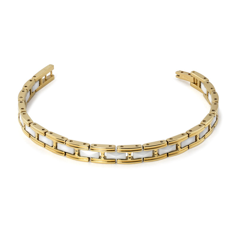 Athena Bracelet White (SS) 4 chips - main