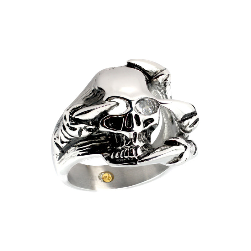 One Eye Ring-White (SS) - main