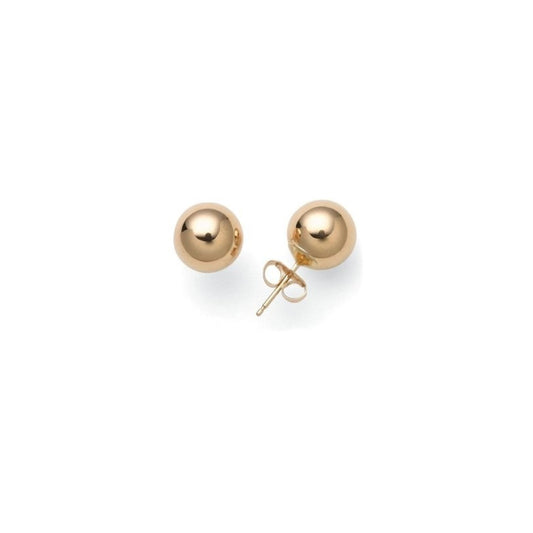 Ball Stud Earrings Gold (SS) - main