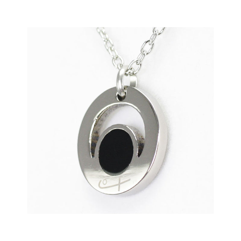 Round Pendant Black (Ti) - main