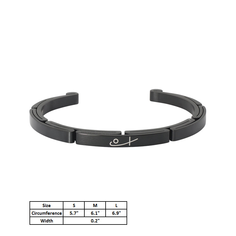 Black Sport Cuff (SS) - view 2