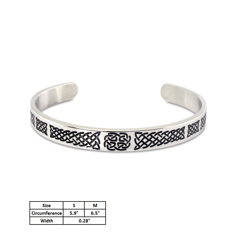 Celtic Knot Cuff (SS) - view 2