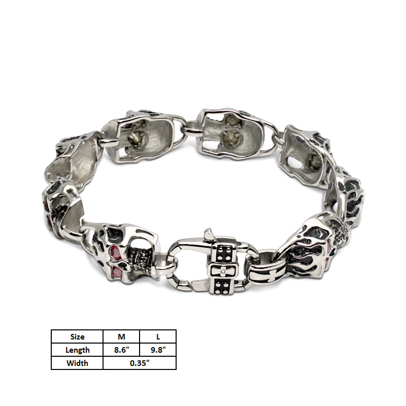 Crystal Eye Bracelet Red (SS) - view 2
