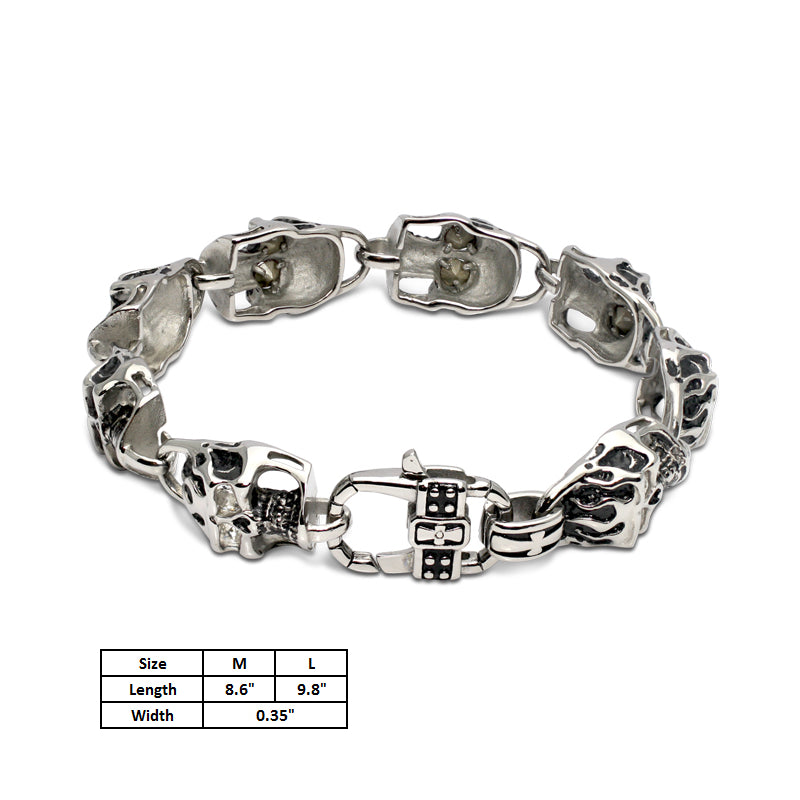 Crystal Eye Bracelet Clear (SS) - view 2