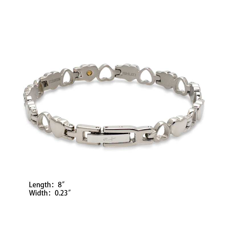 Heart Link Bracelet (Ti) - view 2