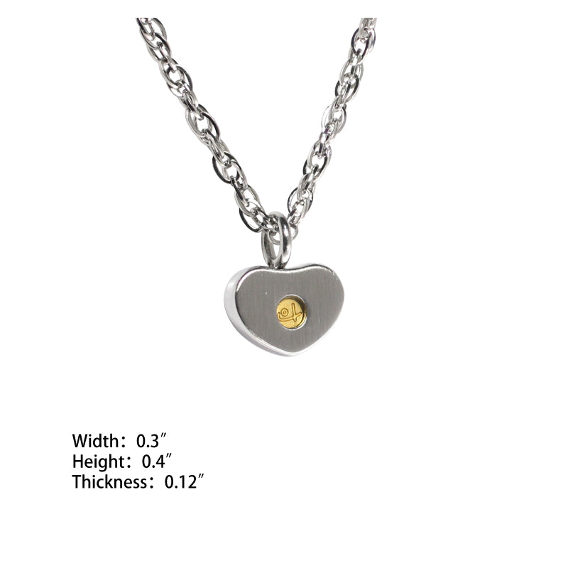 Tiny Heart Pendant (SS) - view 3