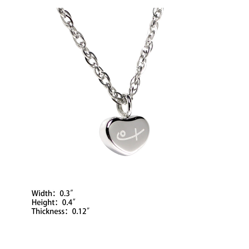 Tiny Heart Pendant (SS) - view 2