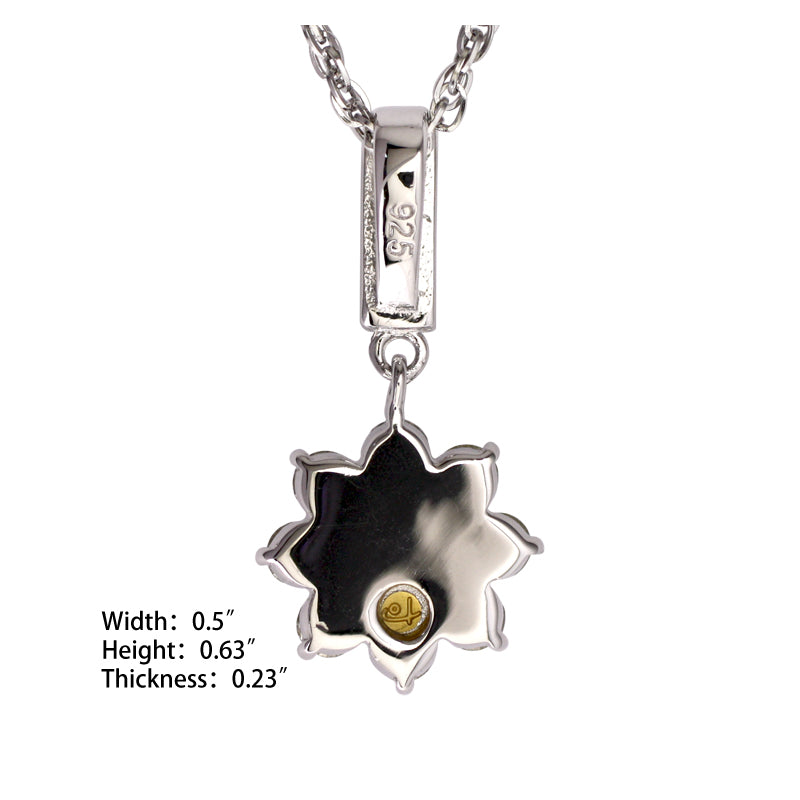 Lotus Pendant (S925) - view 3