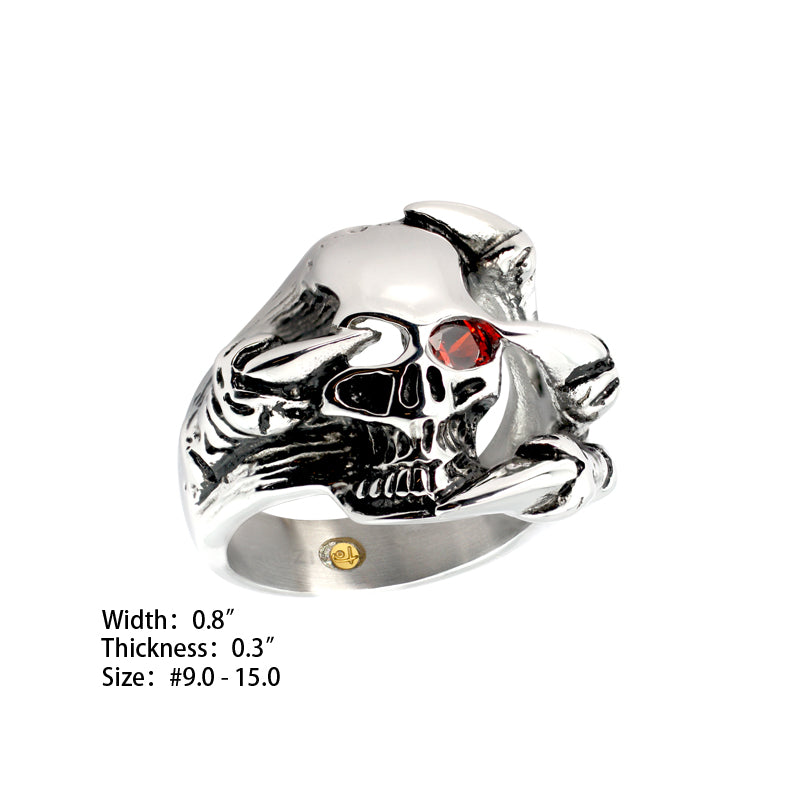 One Eye Ring-Red (SS) - view 2
