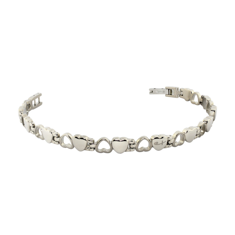 Heart Link Bracelet (Ti) - main