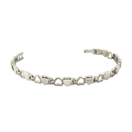 Heart Link Bracelet (Ti) - main
