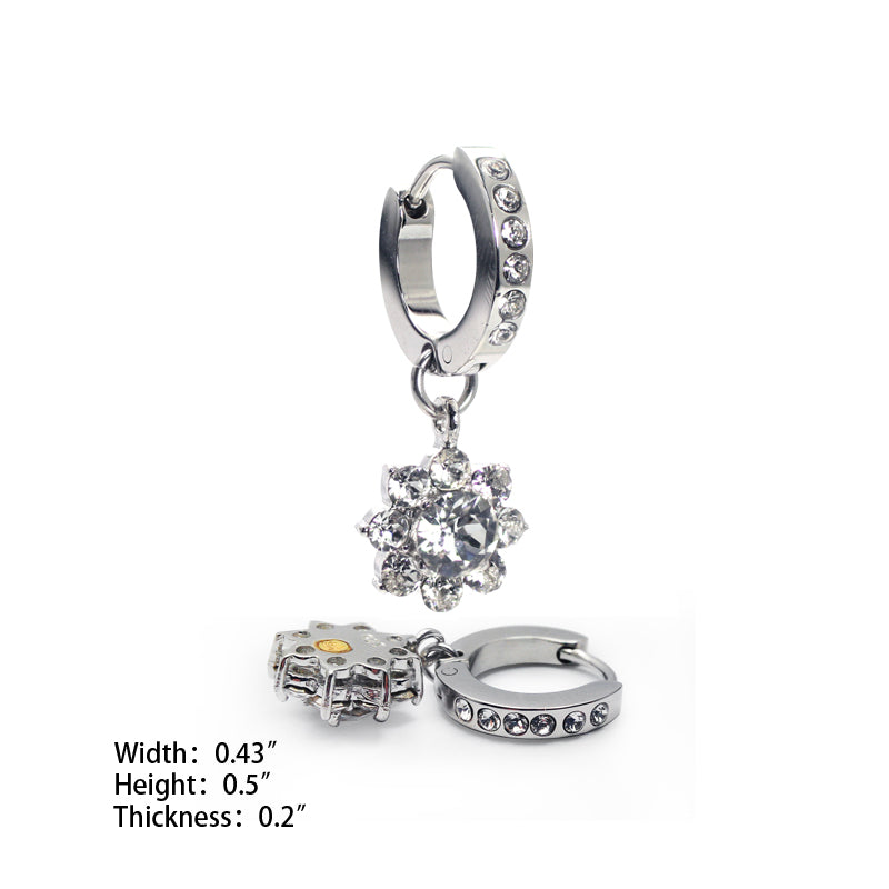 Lotus Earrings (S925) - view 2