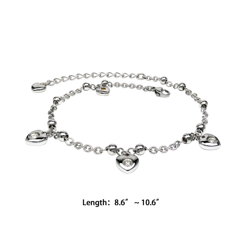In-her-heart Anklet (SS) - view 2