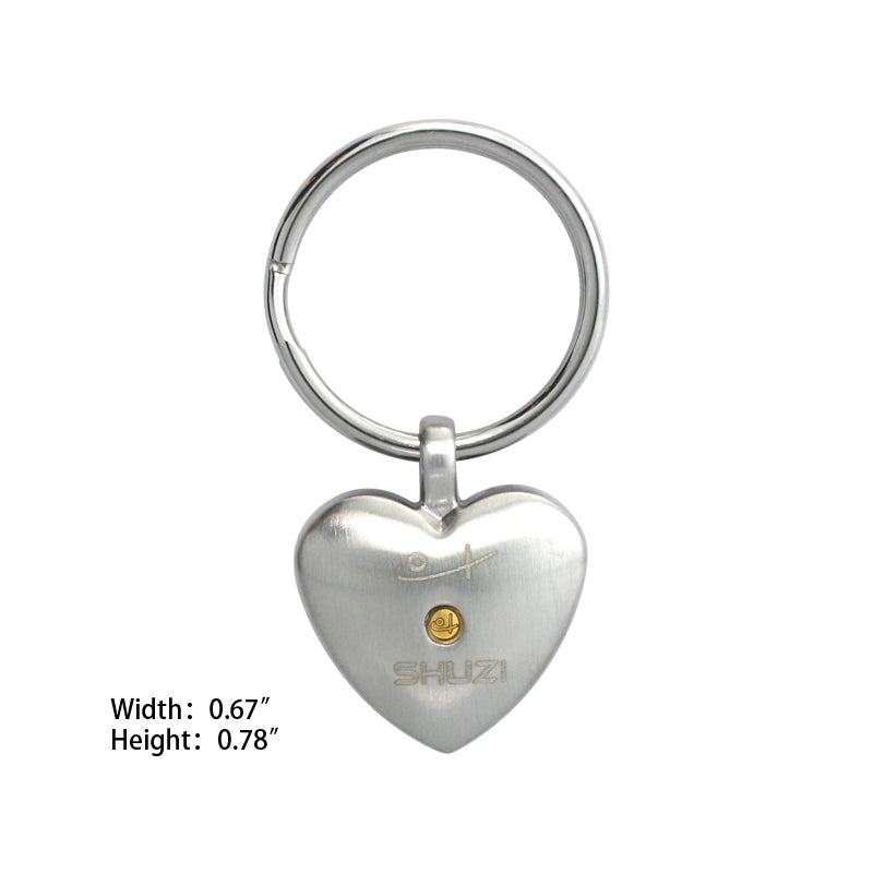 Dog Heart Charm (SS) - view 3