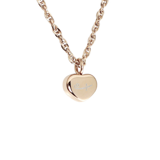 Tiny Heart Pendant-Rose Gold (SS) - main